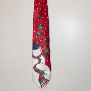 Frosty Snowman Yule Tie Christmas Hallmark